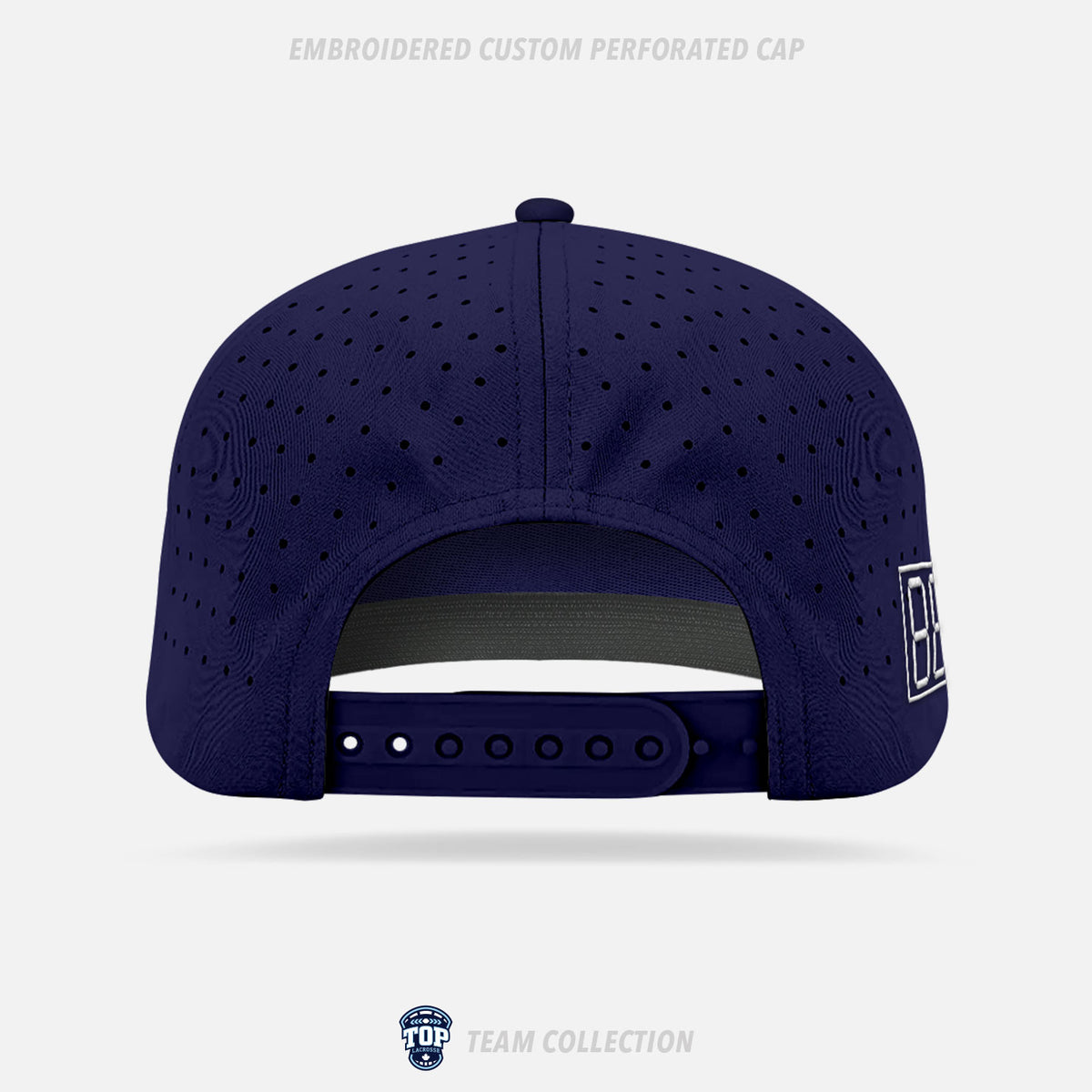 TOP Lacrosse Embroidered Custom Perforated Cap - TOP Lacrosse Team Collection