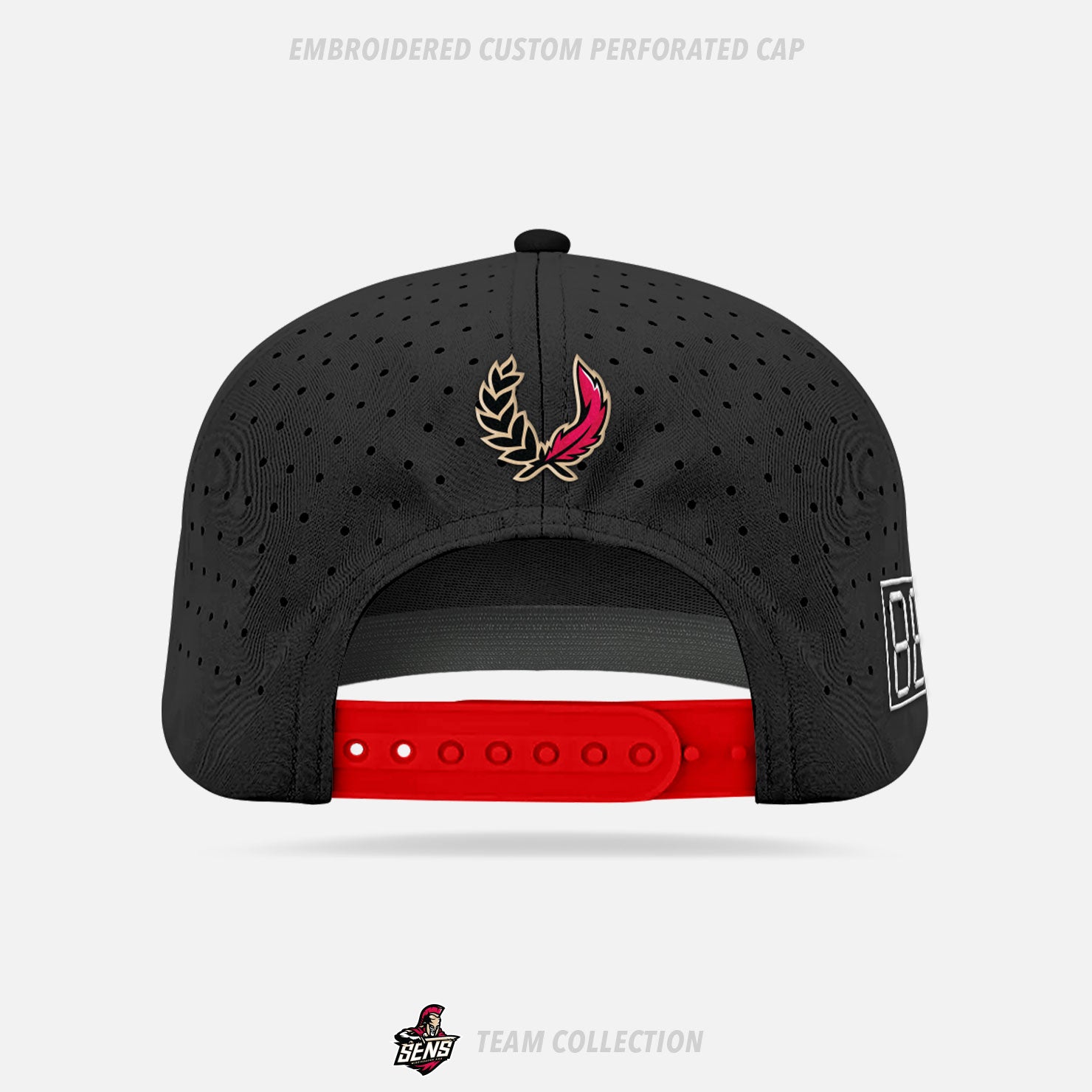Mississauga Senators Embroidered Custom Perforated Cap - Mississauga Senators Team Collection