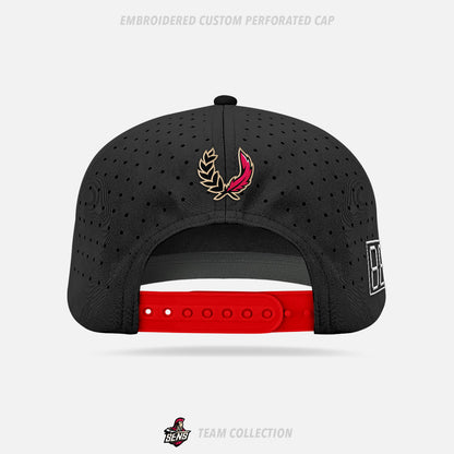 Mississauga Senators Embroidered Custom Perforated Cap - Mississauga Senators Team Collection