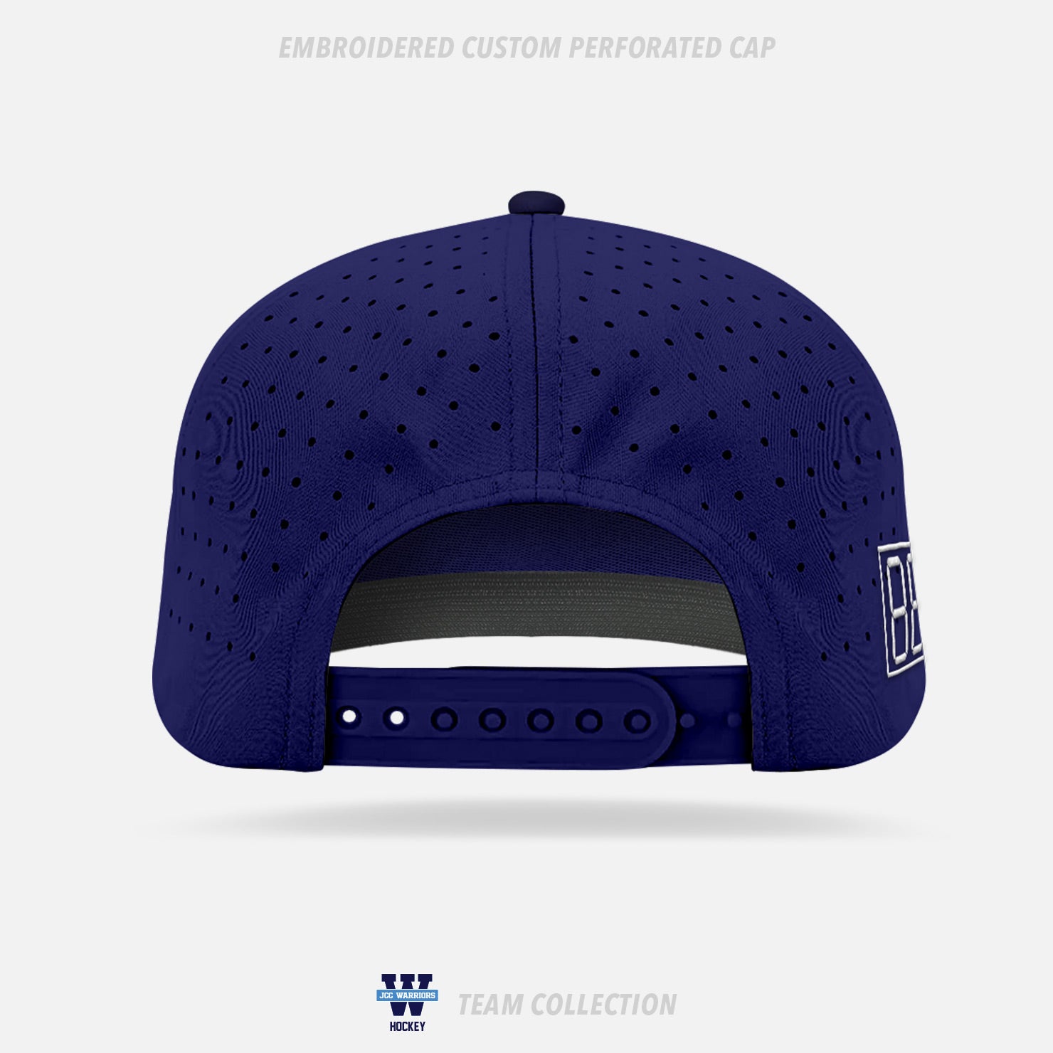 JCC Warriors Embroidered Custom Perforated Cap - JCC Warriors Team Collection