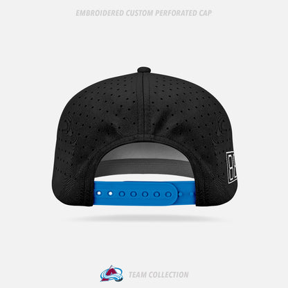 Avalanche Minor Sports Embroidered Custom Perforated Cap