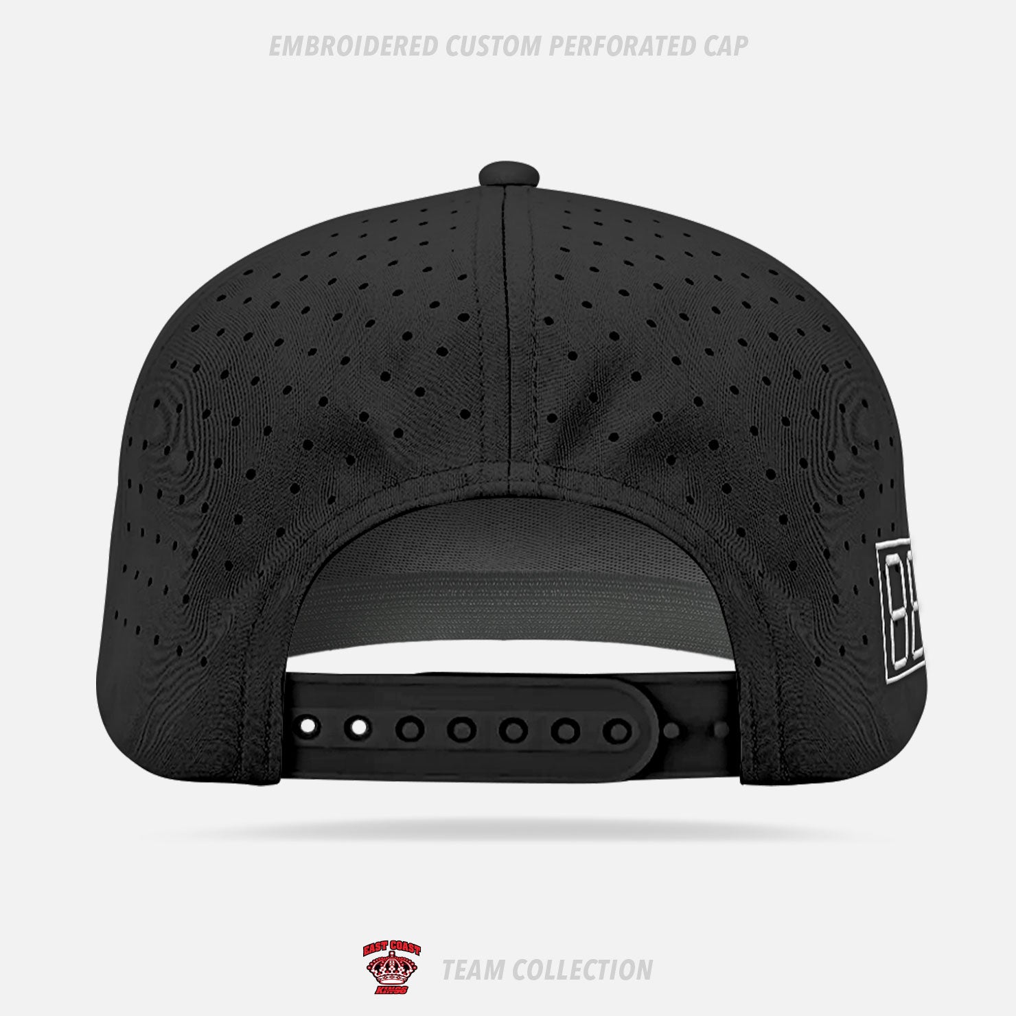 East Coast Kings Hockey Embroidered Custom Perforated Cap - East Coast Kings Hockey Team Collection