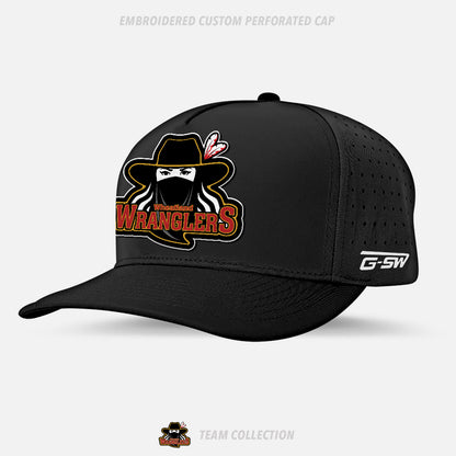 Wheatland Wranglers Embroidered Custom Perforated Cap