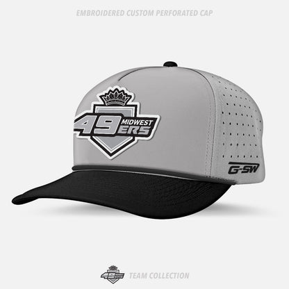Midwest 49ers Hockey Embroidered Custom Perforated Cap