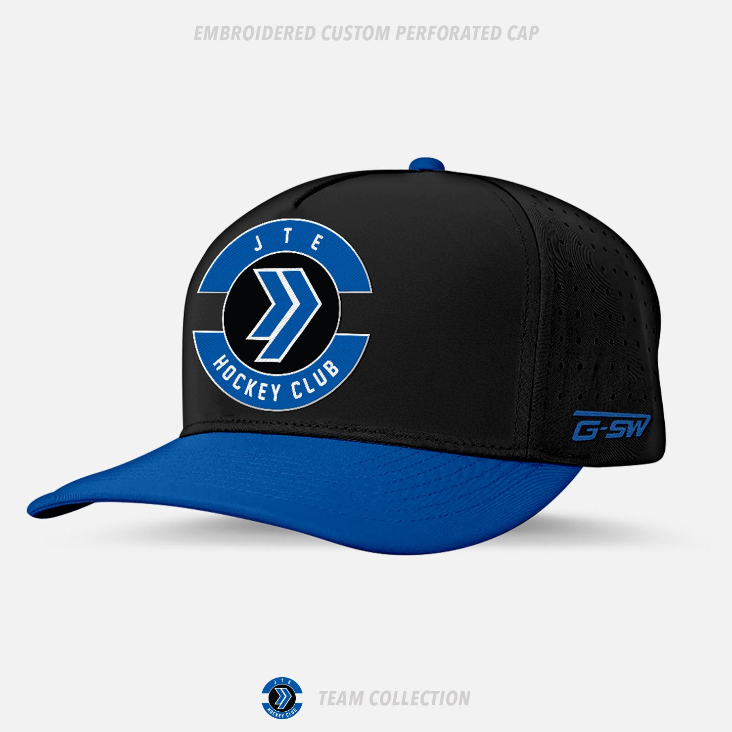 JTE Hockey Club Embroidered Custom Perforated Cap