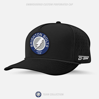 Brighton Bolts Embroidered Custom Perforated Cap - Brighton Bolts Team Collection