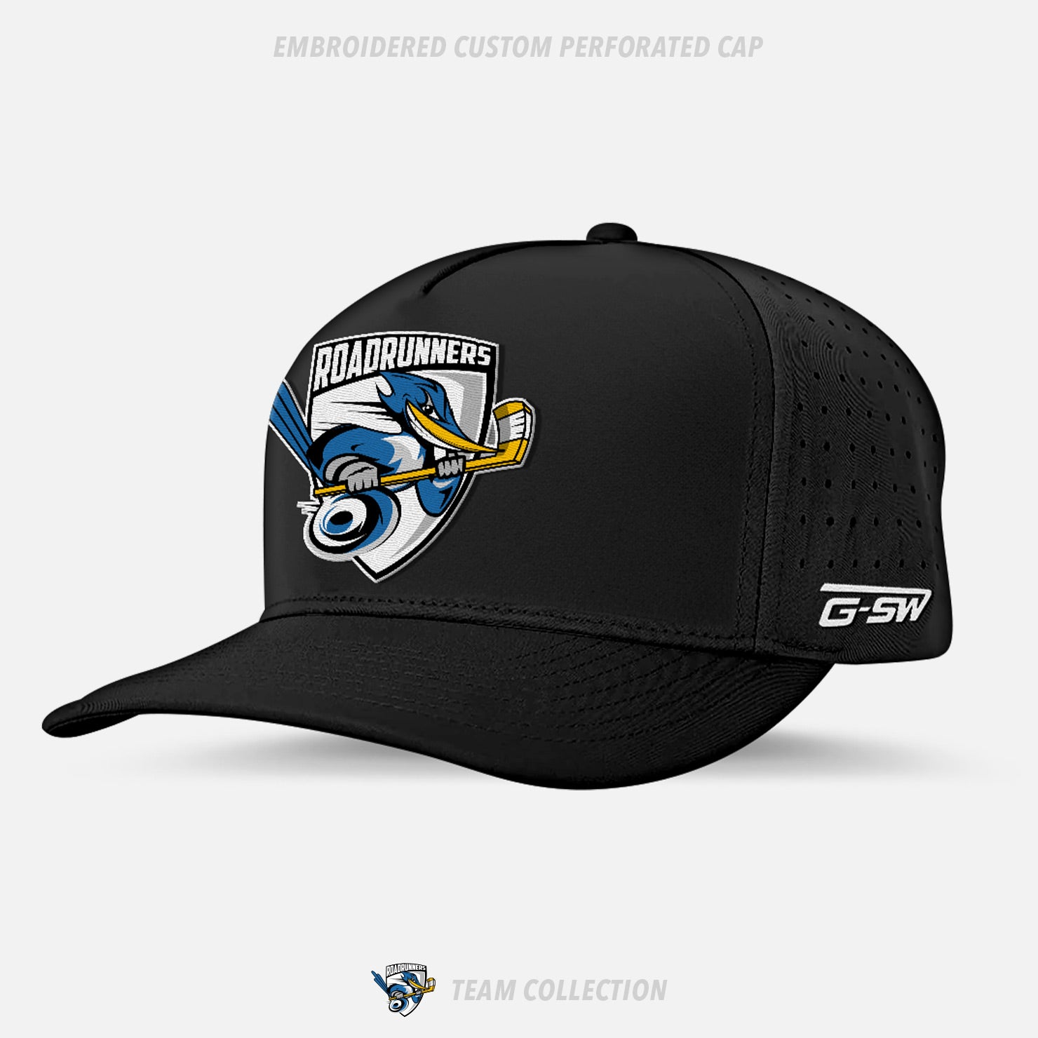 Roadrunners Embroidered Custom Perforated Cap: Team Collection by GSW ...