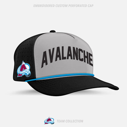 Avalanche Minor Sports Embroidered Custom Perforated Cap