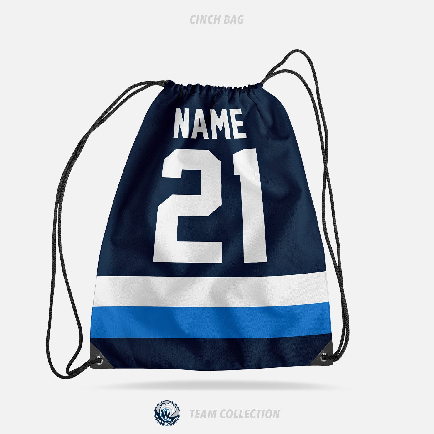 Whitecaps Hockey Cinch Bag