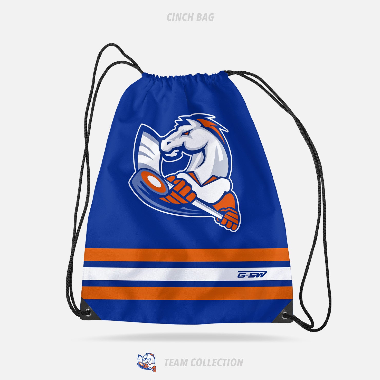 Victoria Village Mustangs Cinch Bag - Victoria Village Mustangs Team Collection