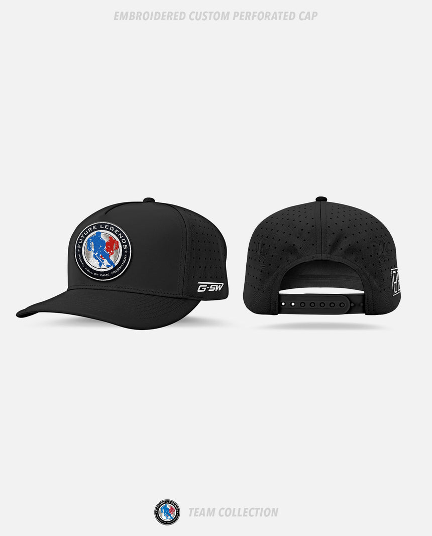 Hockey Hall of Fame - Boys Embroidered Custom Perforated Cap - Hockey Hall of Fame - Boys Team Collection