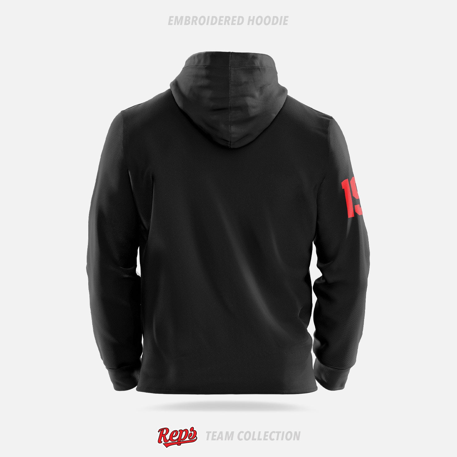 REPS Embroidered Hoodie - REPS Team Collection