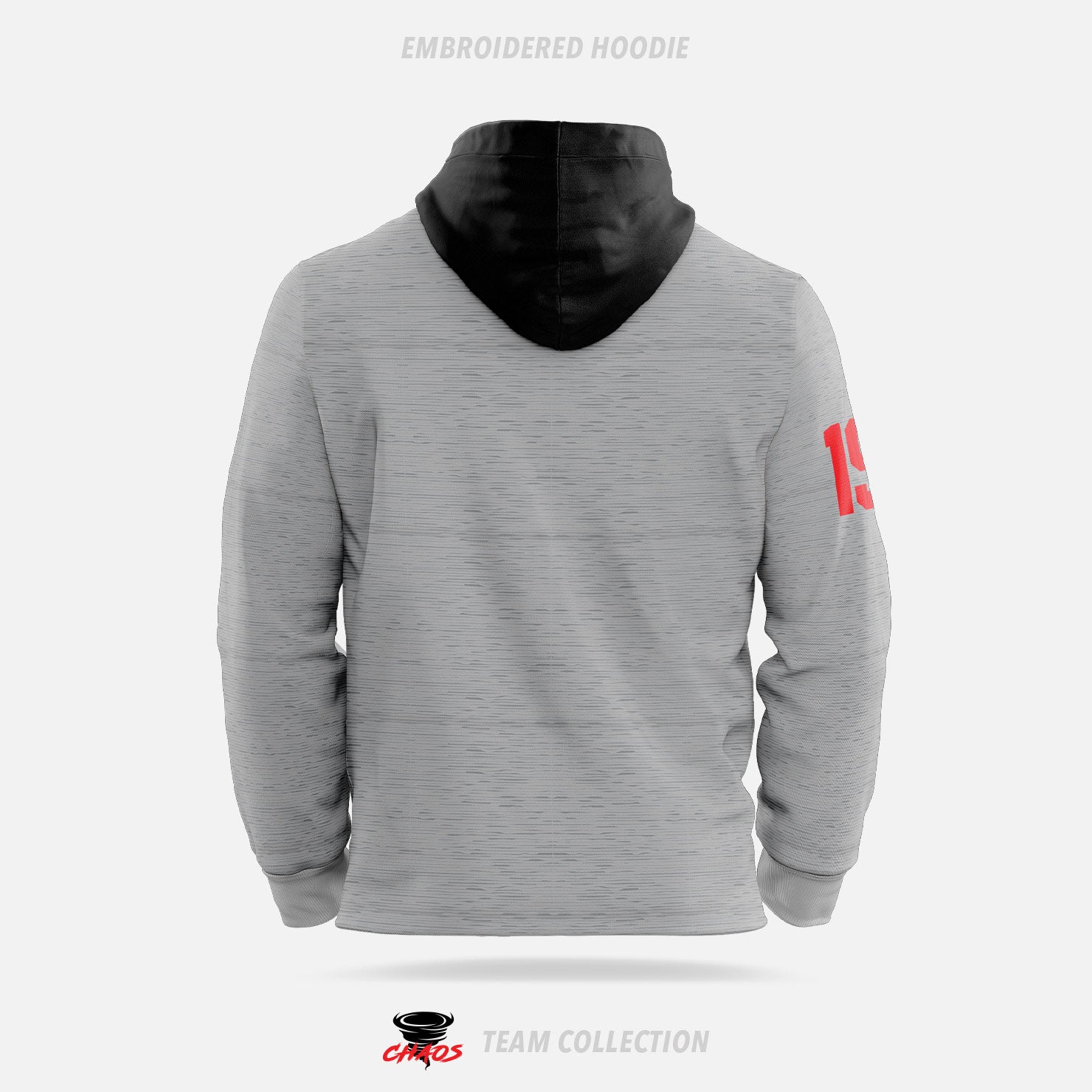 Chaos Hockey Embroidered Hoodie - Chaos Hockey Team Collection