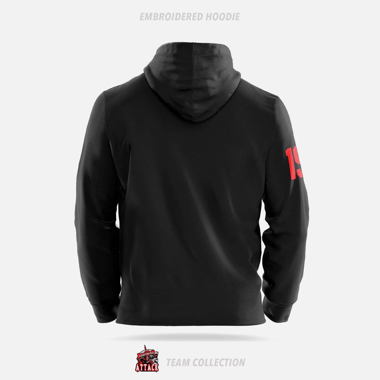 Toronto Attack Embroidered Hoodie - Toronto Attack Team Collection