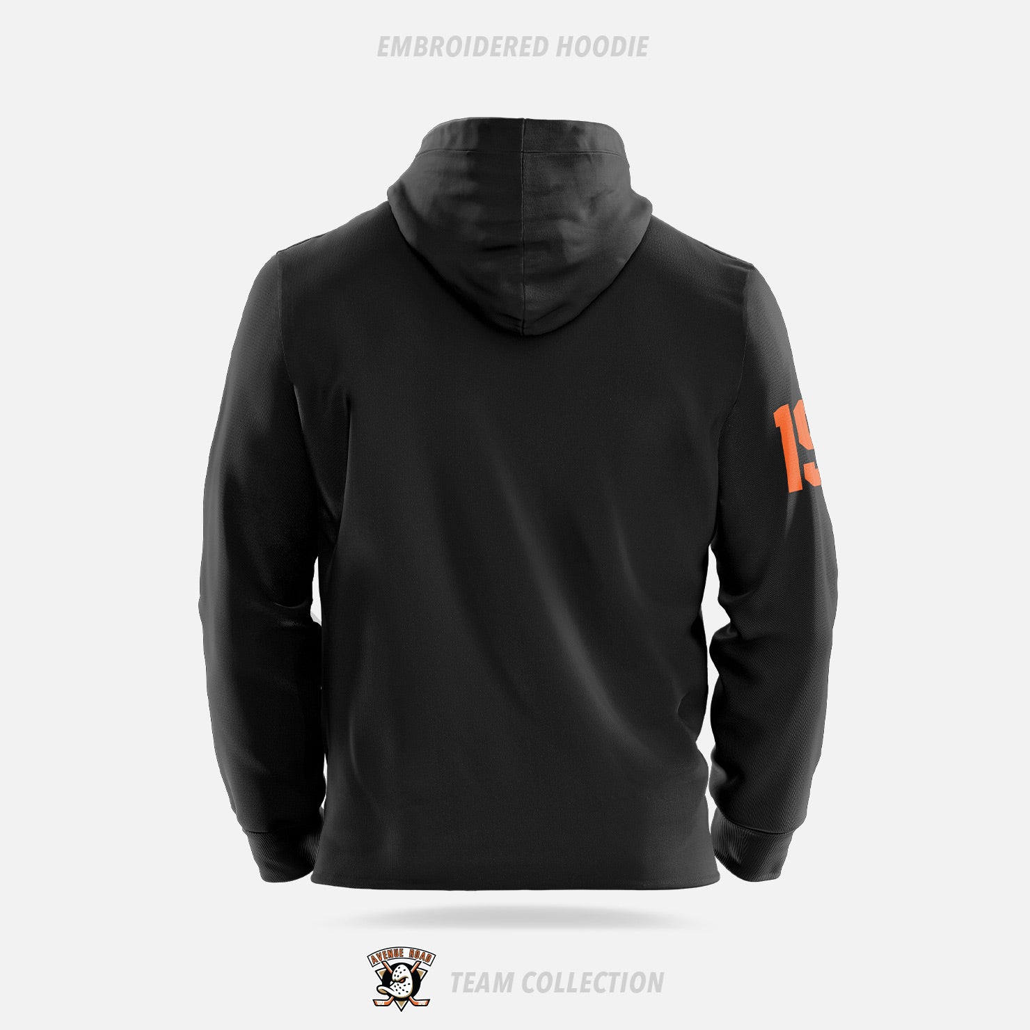 Avenue Road Ducks Embroidered Hoodie - Avenue Road Ducks Team Collection