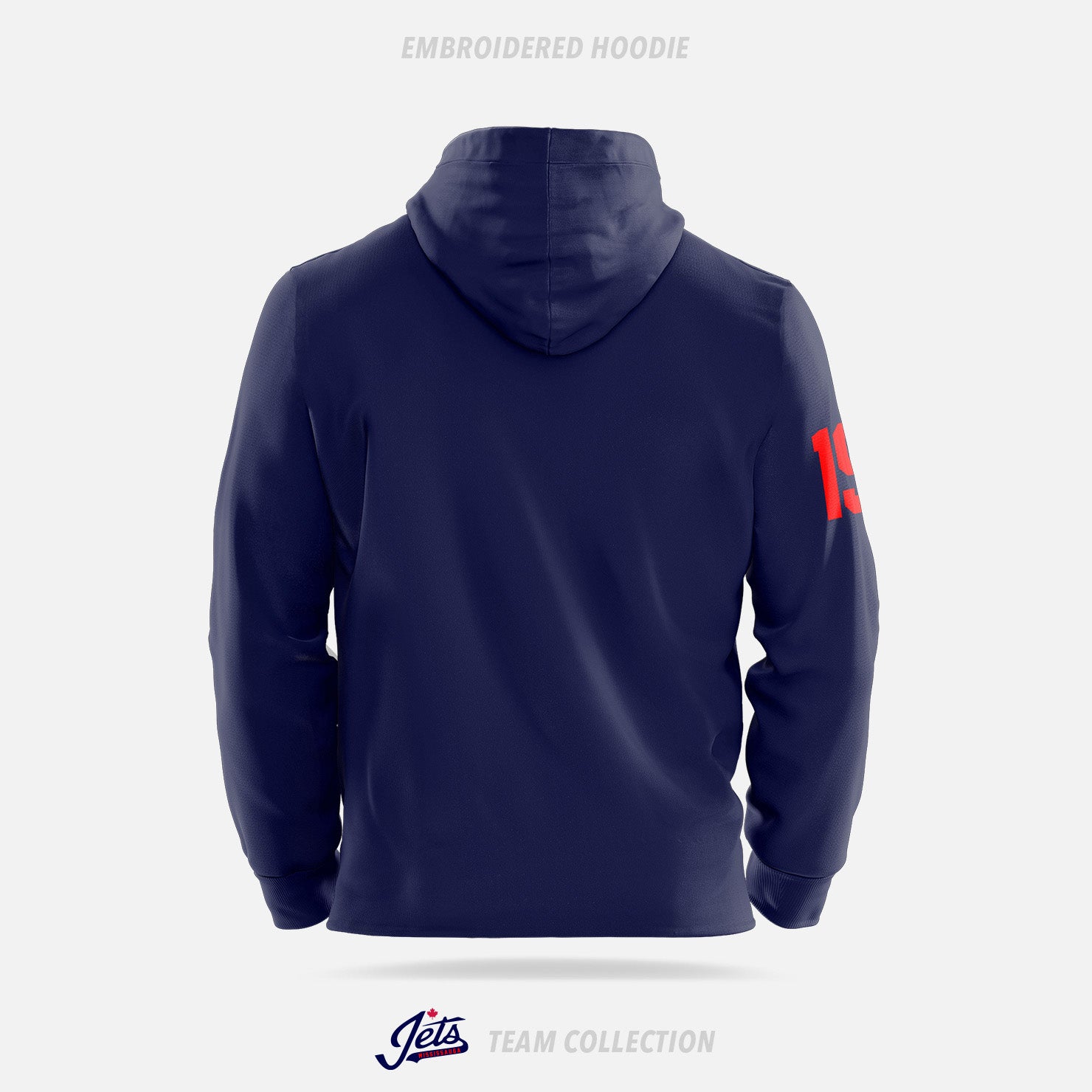 Mississauga Jets Embroidered Hoodie - Mississauga Jets Team Collection