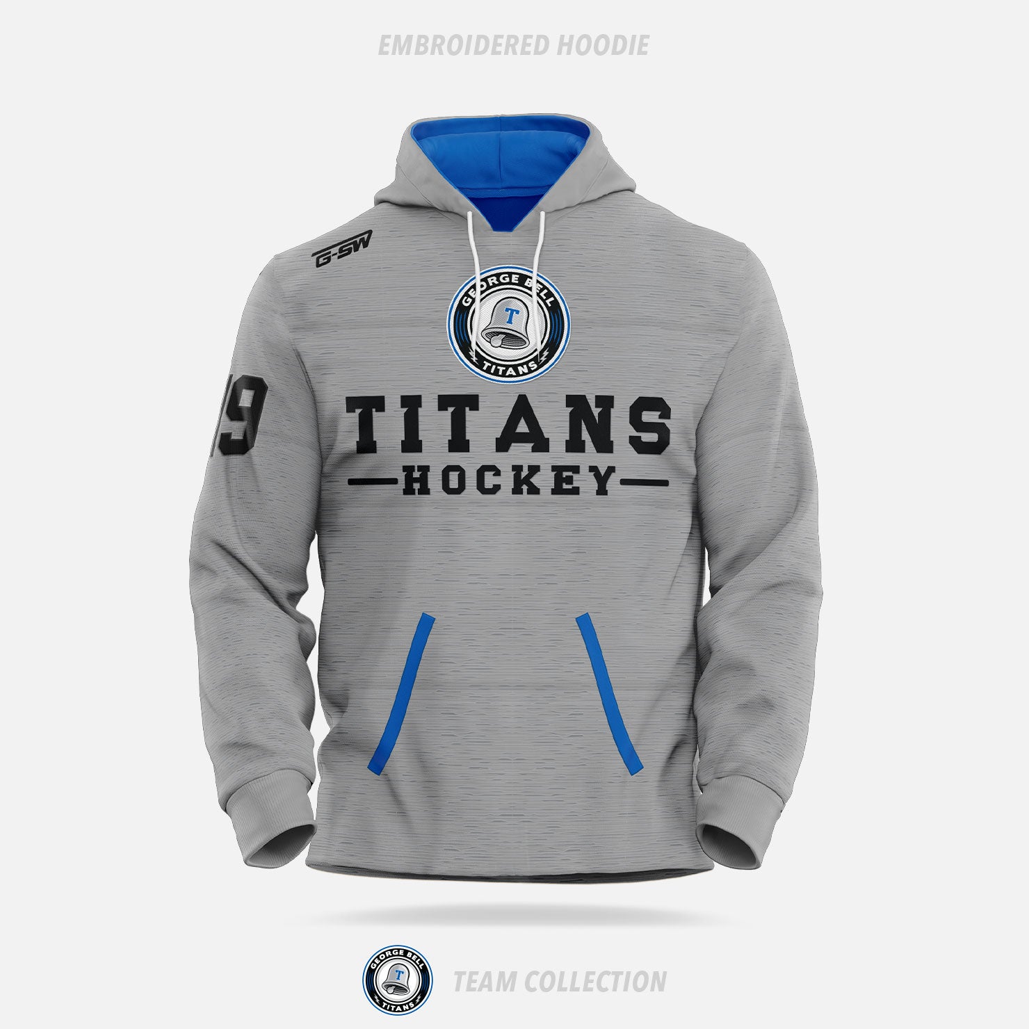 George Bell Titans Embroidered Hoodie