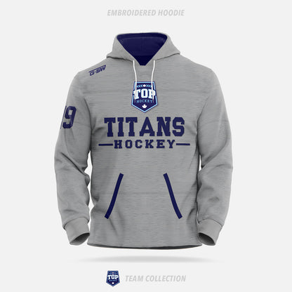 TOP Hockey Embroidered Hoodie