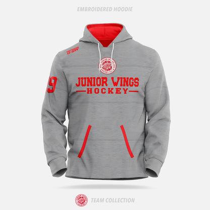 Junior Wings Embroidered Hoodie