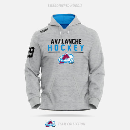 Avalanche Minor Sports Embroidered Hoodie - Avalanche Minor Sports Team Collection