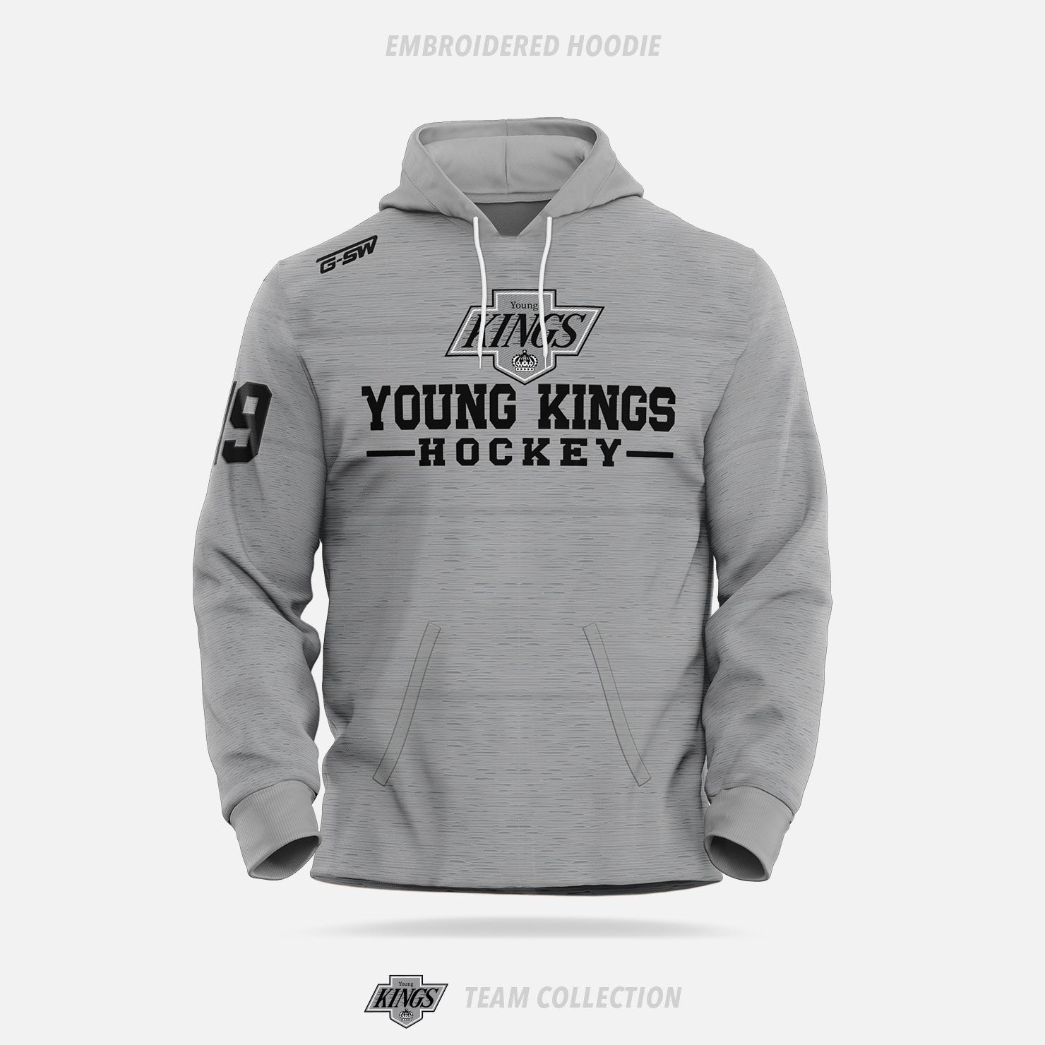 Young Kings Embroidered Hoodie