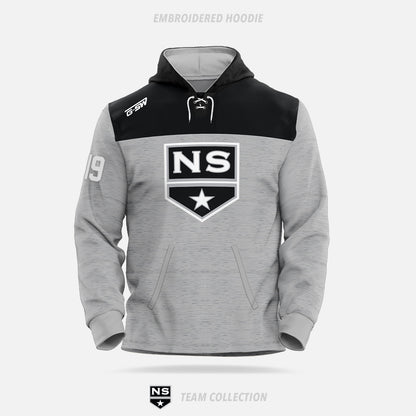 NS Stars Embroidered Hoodie - NS Stars Team Collection
