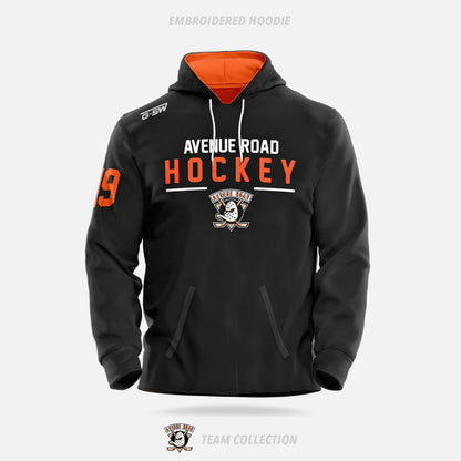 Avenue Road Ducks Embroidered Hoodie - Avenue Road Ducks Team Collection