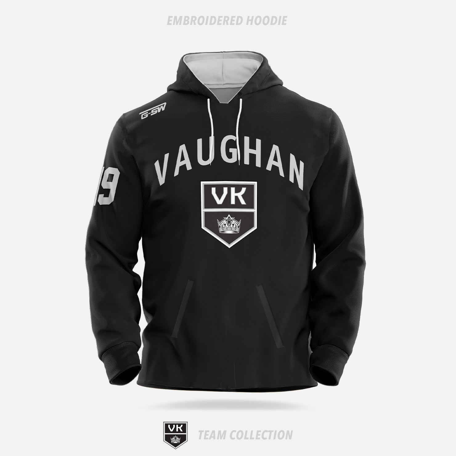 Vaughan Kings Embroidered Hoodie - Vaughan Kings Team Collection