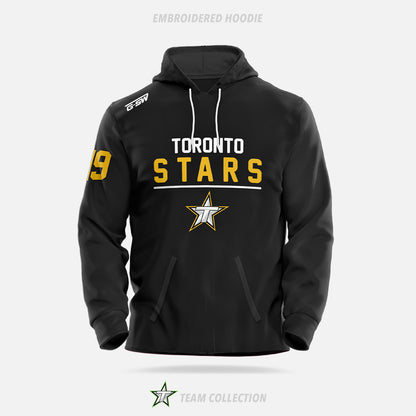 Toronto Stars (Gold) Embroidered Hoodie - Toronto Stars Team Collection