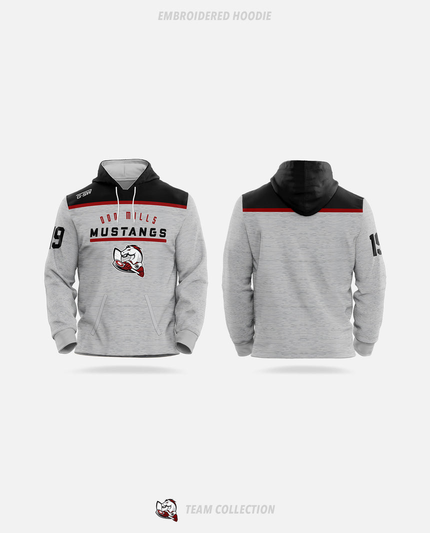 Don Mills Mustangs Embroidered Hoodie - Don Mills Mustangs Team Collection