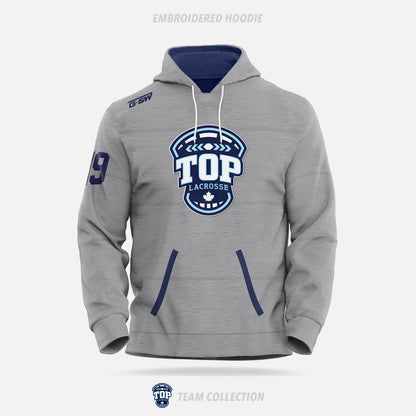 TOP Lacrosse Embroidered Hoodie