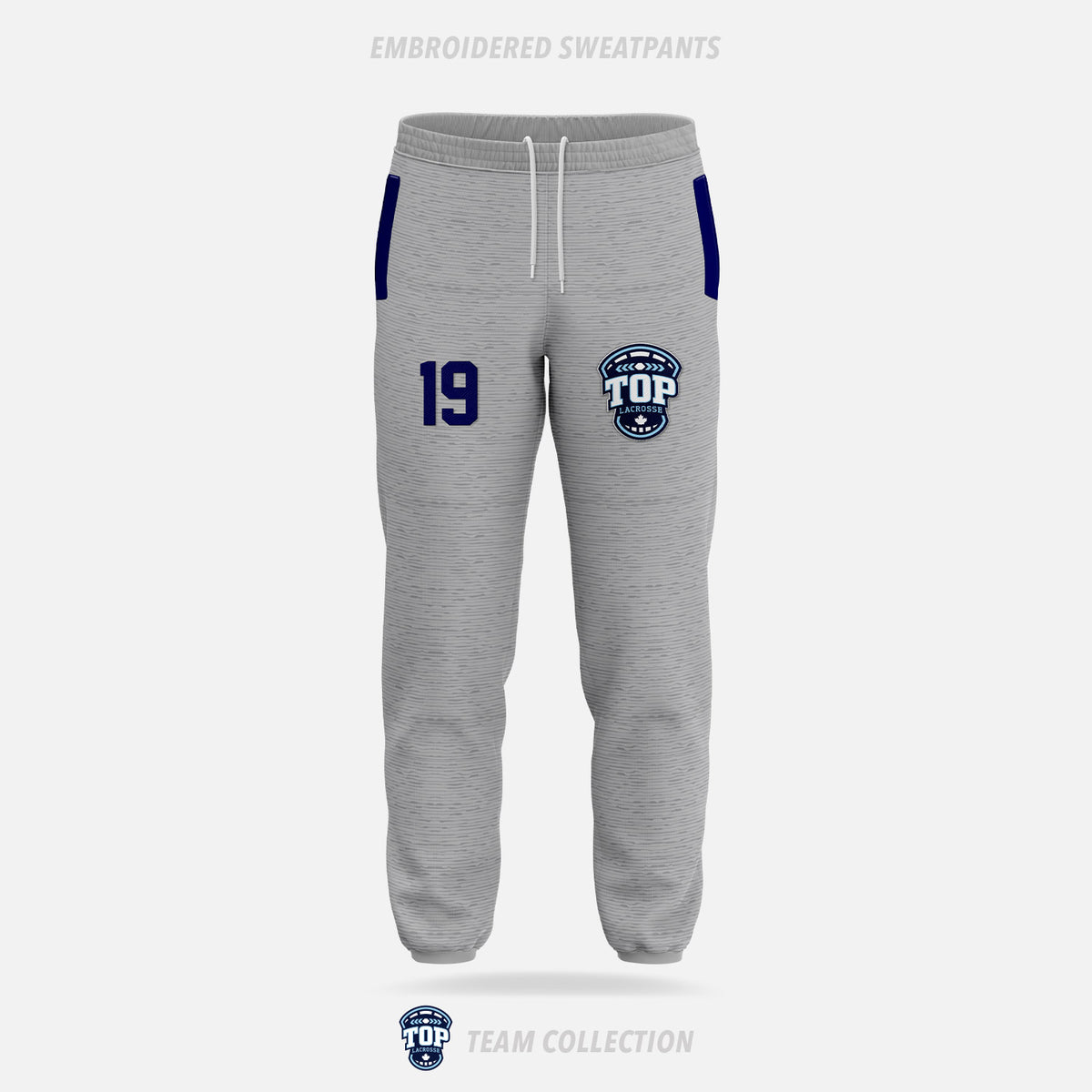 TOP Lacrosse Embroidered Sweatpants