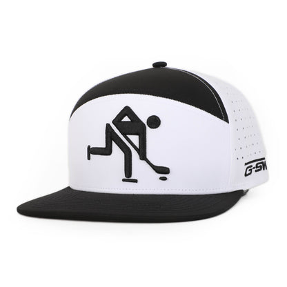 6ix Panel Embroidered Perforated Cap - GSW Caps Collection