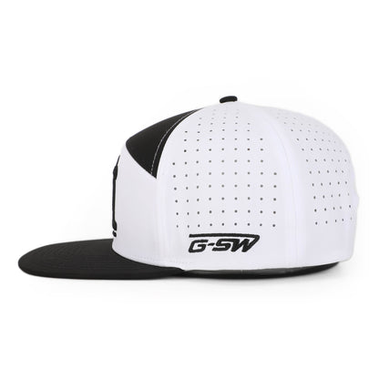 6ix Panel Embroidered Perforated Cap - GSW Caps Collection