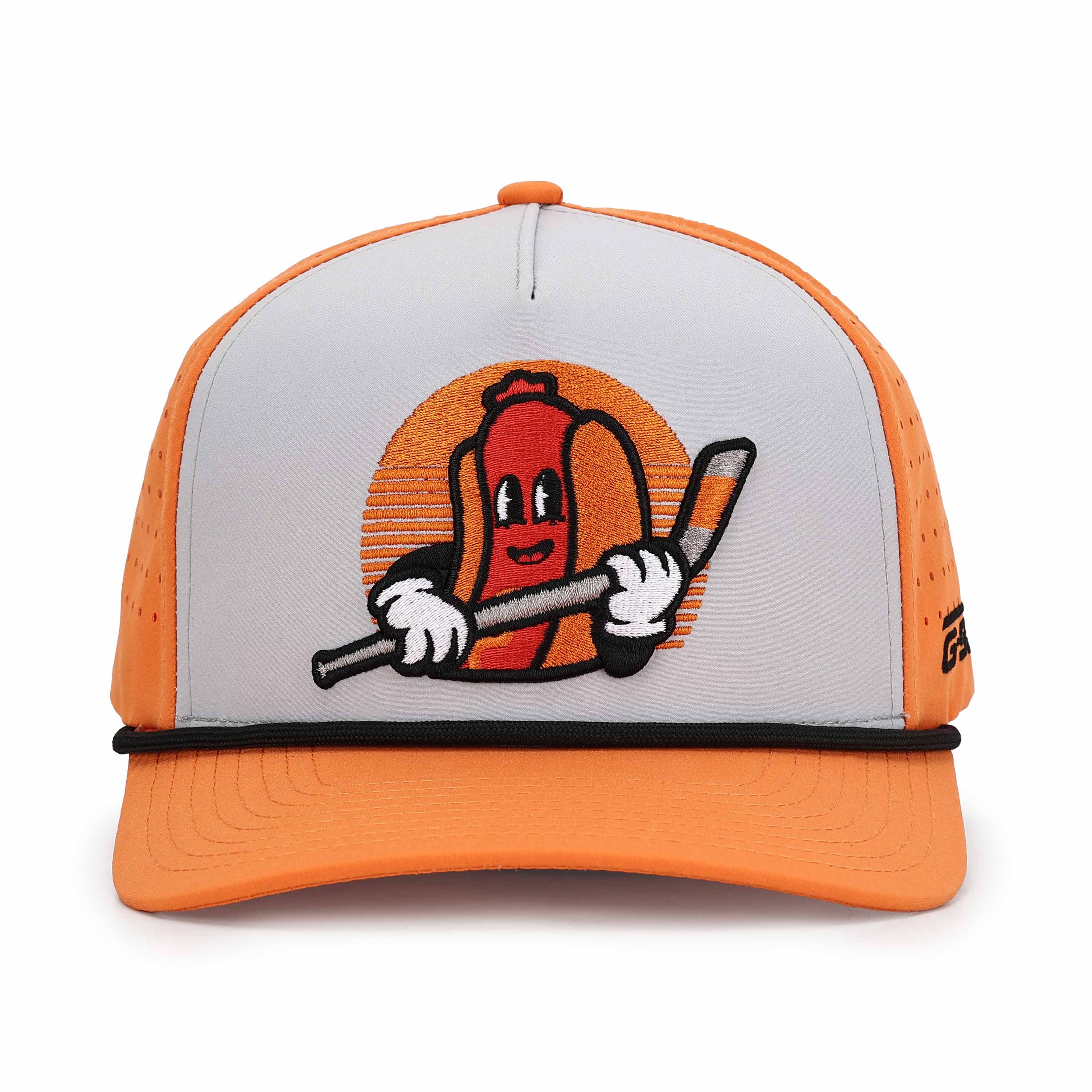 Hot Dog Embroidered Perforated Cap - GSW Caps Collection