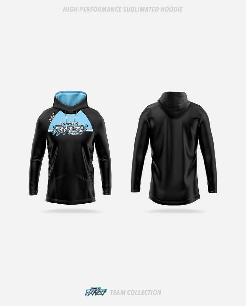 Junior Freeze High-Performance Sublimated Hoodie - Junior Free Team Collection