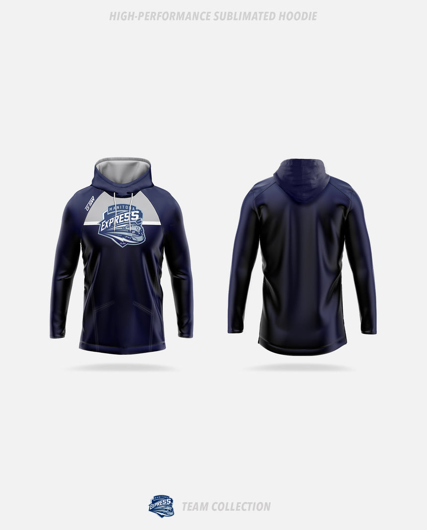 Manitoba Express High-Performance Sublimated Hoodie - Manitoba Express Team Collection