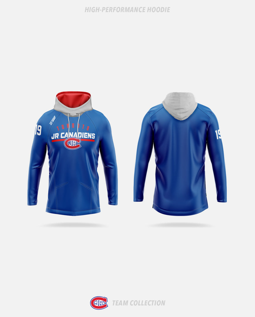 Toronto Jr. Canadiens High-Performance Hoodie (Pullover) - Toronto Jr. Canadiens Team Collection