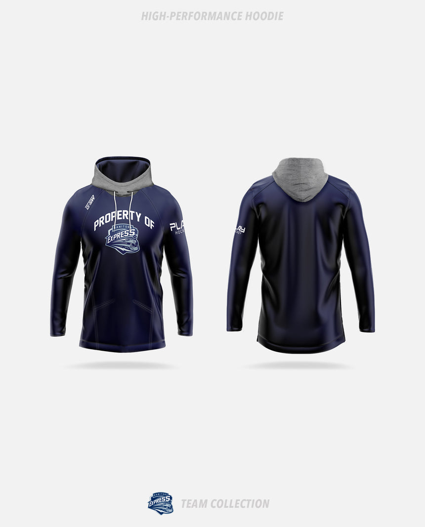 Manitoba Express High-Performance Hoodie (Pullover) - Manitoba Express Team Collection