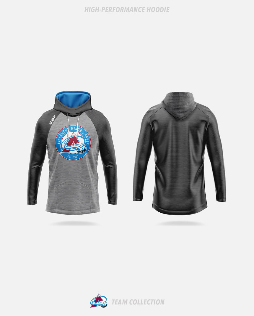 Avalanche Minor Sports High-Performance Hoodie - Avalanche Minor Sports Team Collection