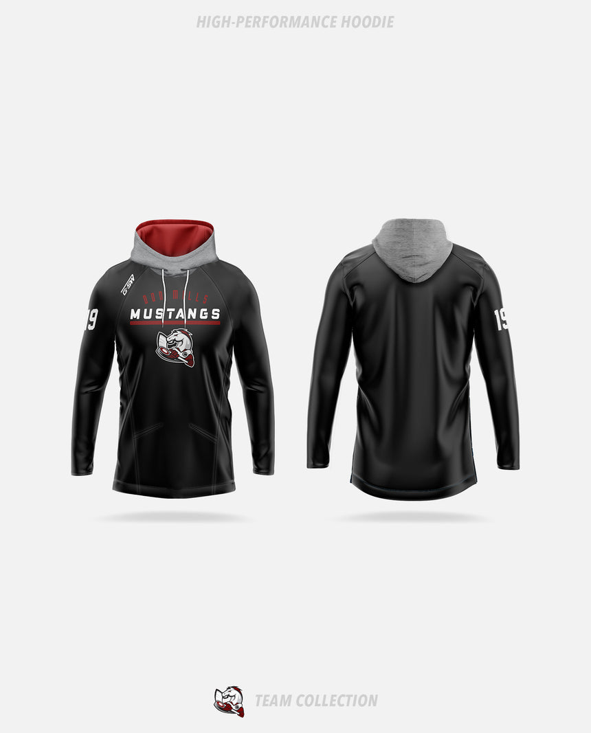 Don Mills Mustangs High-Performance Hoodie (Pullover) - Don Mills Mustangs Team Collection