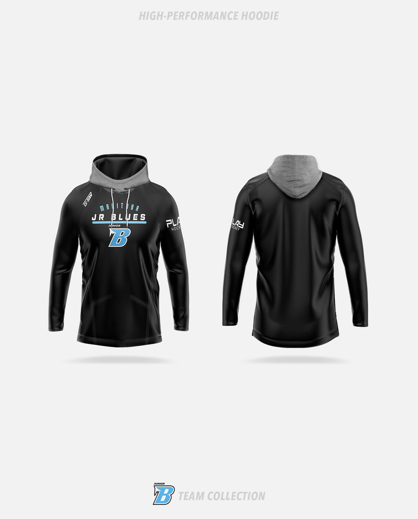 Junior Blues High-Performance Hoodie (Pullover) - Junior Blues Team Collection