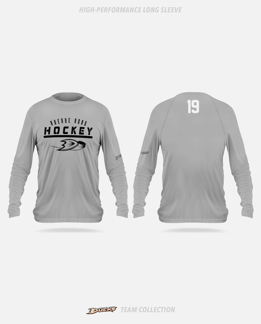 Avenue Road Ducks Select High-Performance Long Sleeve - Avenue Road Ducks Select Team Collection