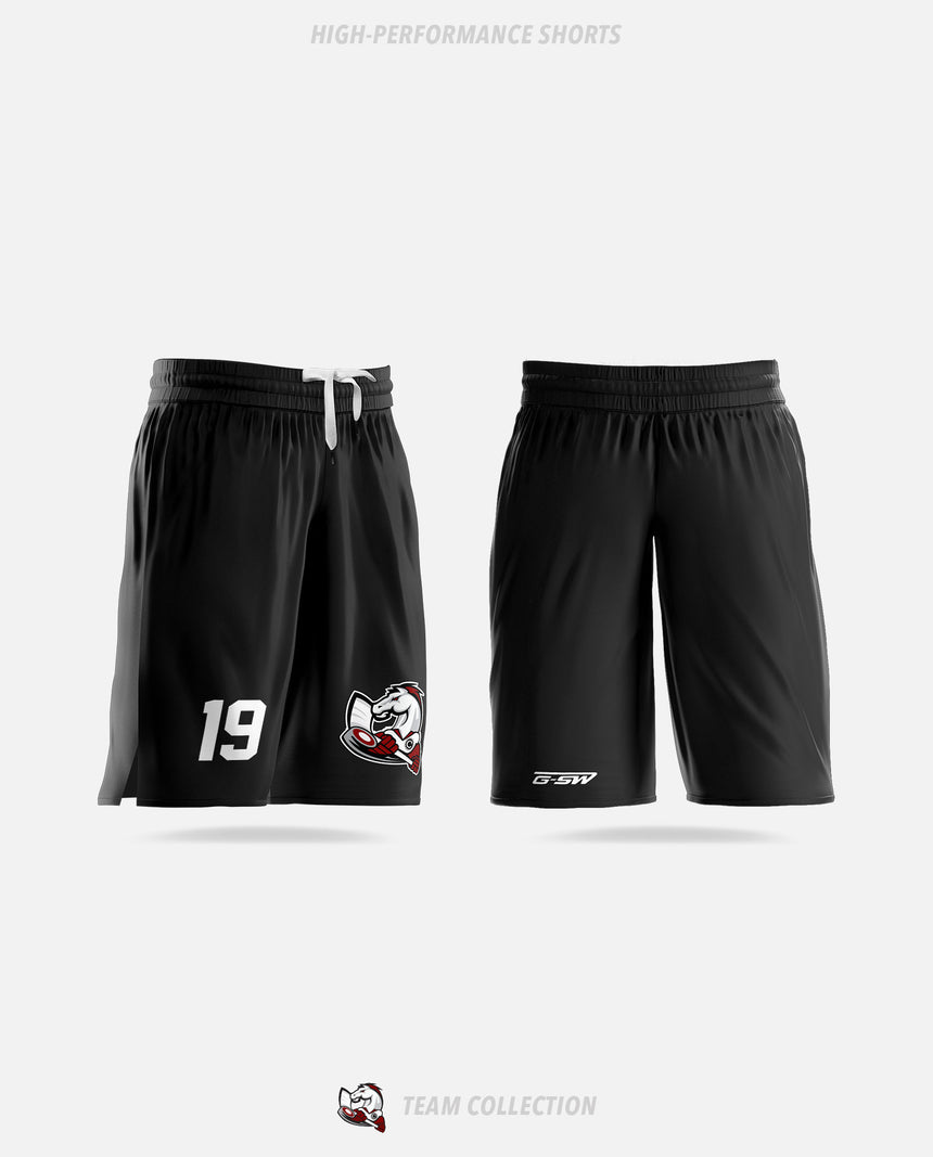 Don Mills Mustangs High-Performance Shorts - Don Mills Mustangs Team Collection