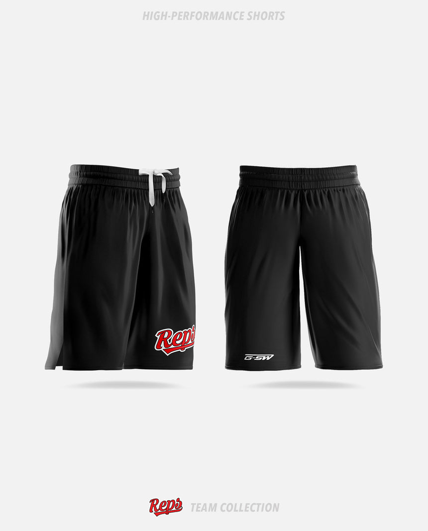 Mississauga Reps High-Performance Shorts - Mississauga Reps Team Collection