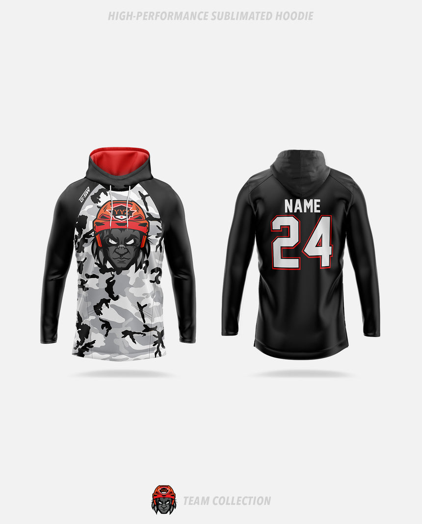 YYZ Combat High-Performance Sublimated Hoodie - YYZ Combat Team Collection