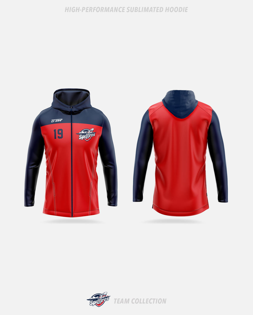 Spitfires Hockey High-Performance Sublimated Hoodie - Spitfires Hockey Team Collection