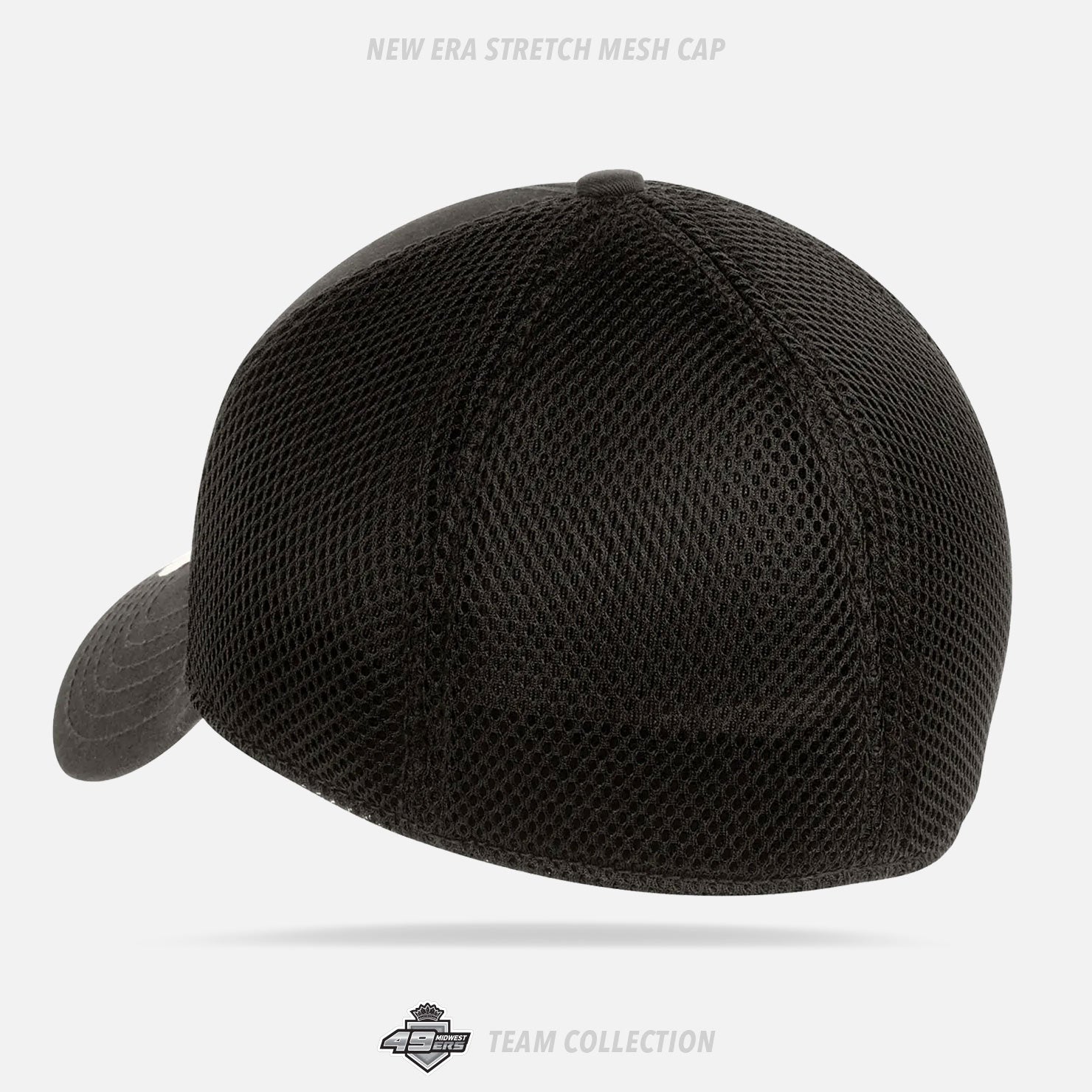 Midwest 49ers Hockey New Era Stretch Mesh Cap