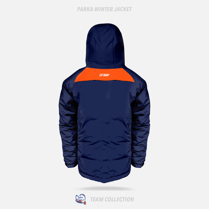 Victoria Village Mustangs Parka Winter Jacket - Victoria Village Mustangs Team Collection