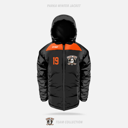 Avenue Road Ducks Embroidered Winter Jacket - Avenue Road Ducks Team Collection